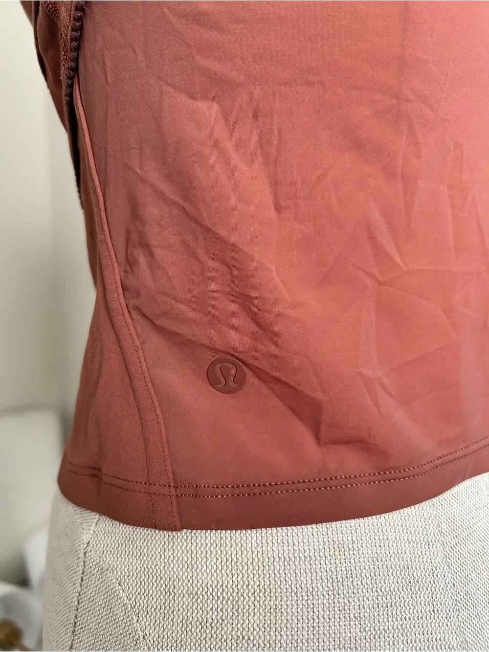 lululemon athletica Rust Square Neck Tank